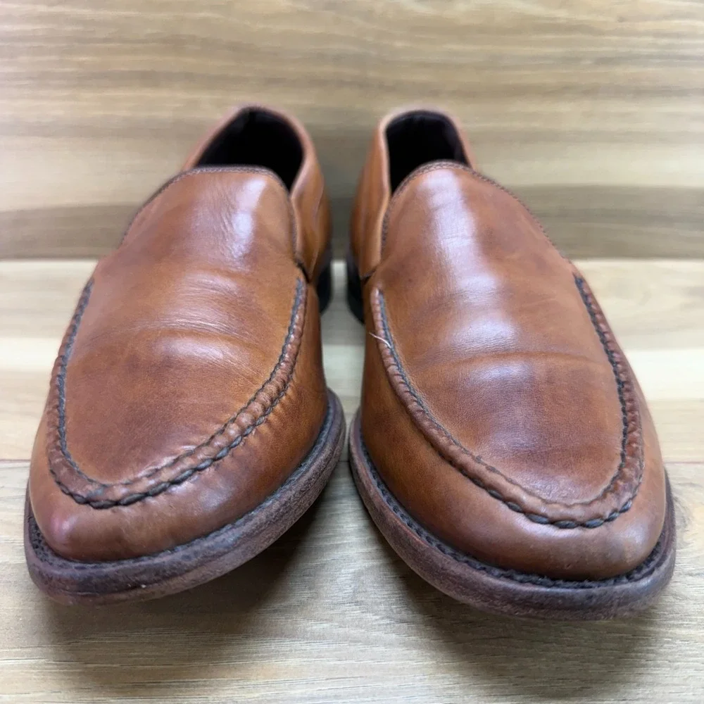 Allen Edmonds Loafer Slip On Mens 9 D Walnut Moc Toe Dress Business Casual